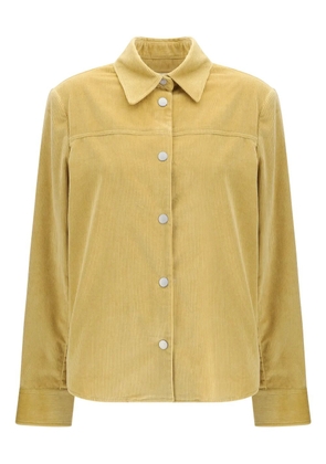 Jacob Cohën corduroy button-fastening shirt - Yellow