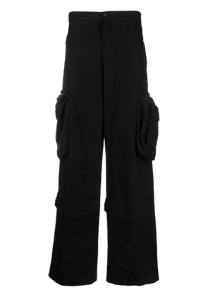 Winnie NY wide-leg cargo trousers - Black