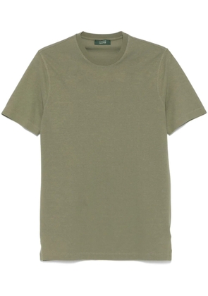 Zanone cotton T-shirt - Green