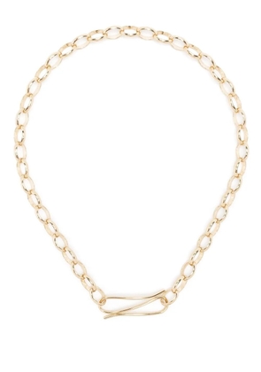 BEATRIZ PALACIOS Oval chain necklace - Gold