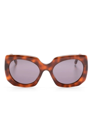 Marni Eyewear Jellyfish Lake oversize-frame sunglasses - Brown