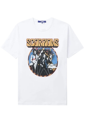 Junya Watanabe MAN graphic-print cotton T-shirt - White