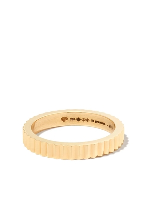 Le Gramme 18kt yellow gold Guilloche 4g ring