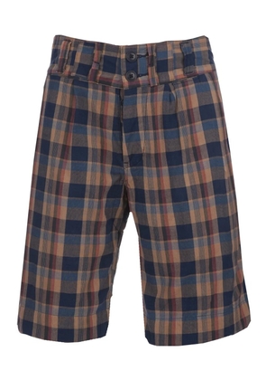 Element by Nigel Cabourn 'Madras' shorts - Blue