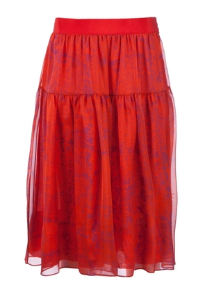 Giambattista Valli double-layer skirt - Red