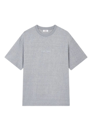TOMBOY logo-print cotton T-shirt - Grey