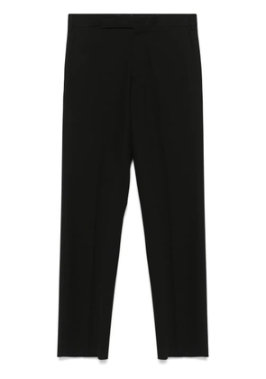 Lardini wool straight-leg trousers - Black