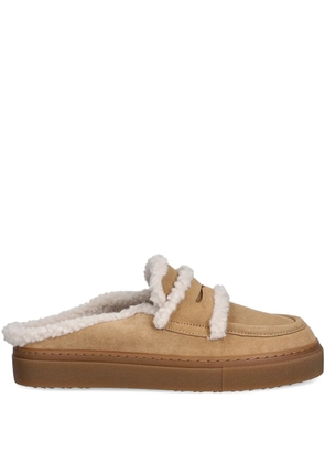 Inuikii fleece trim slippers - Neutrals