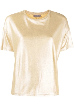 Herno short-sleeved jersey T-shirt - Gold