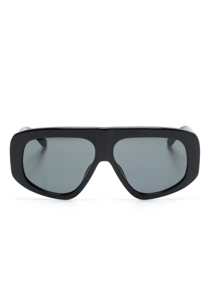 The Attico x The Attico oversized-frame sunglasses - Black