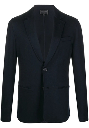 Giorgio Armani fitted single-breasted blazer - Blue