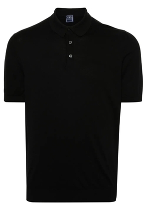 Fedeli Sportman cotton polo shirt - Black