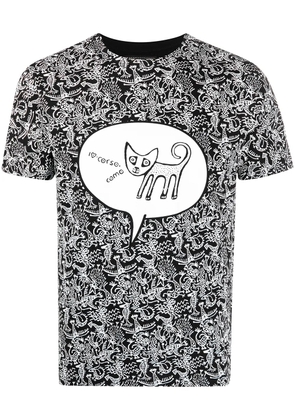 10 CORSO COMO graphic print short-sleeved T-shirt - Black