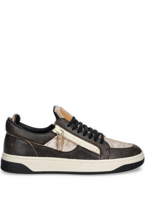 Giuseppe Zanotti GZ94 double-zip low-top sneakers - Brown