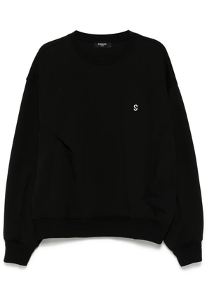 SONGZIO slant fold sweatshirt - Black