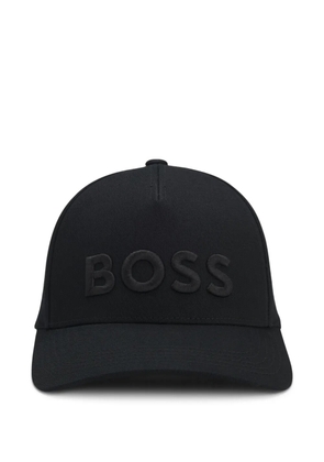 BOSS logo-embroidered cap - Black