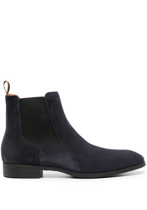 Santoni suede Chelsea boots - Blue