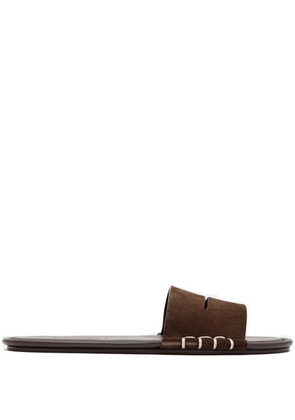 JW Anderson cut-out detailing flat sandals - Brown