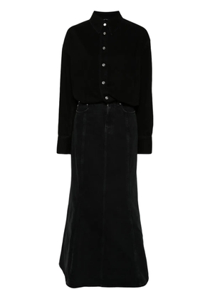 Haikure Jos denim maxi dress - Black