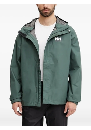 Helly Hansen hooded logo jacket - Green