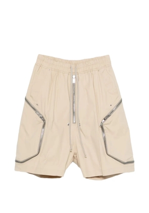 Rick Owens zip drawstring shorts - Neutrals