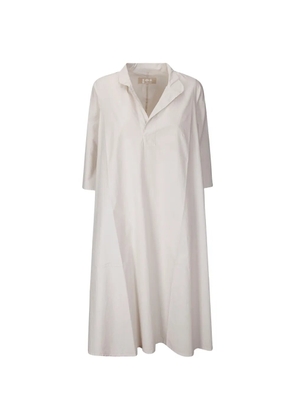 Labo Art V-neck midi dress - Neutrals