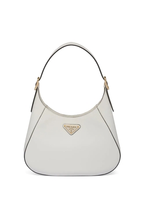 Prada leather shoulder bag - White