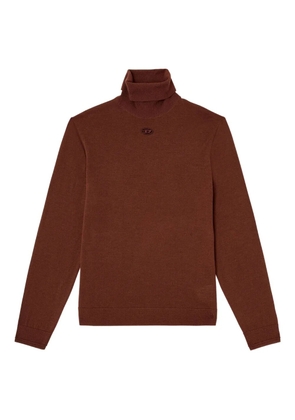 Diesel K-Varta roll-neck jumper - Red