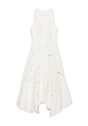 Costarellos Arianne midi dress - White