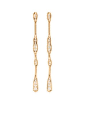 Fernando Jorge 18kt yellow gold Fluid diamond earrings