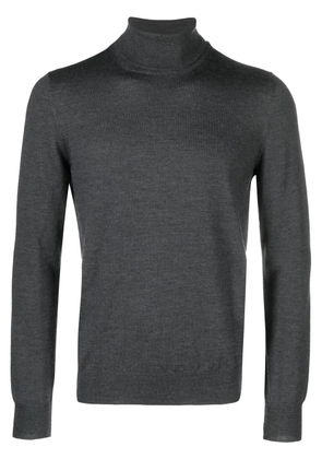 Tagliatore roll-neck virgin wool jumper - Grey