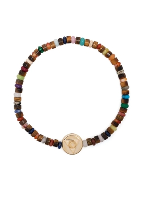 LUIS MORAIS 14kt yellow gold Light of the Majestic beaded bracelet - Multicolour