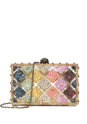 Kurt Geiger London diamond clutch bag - Gold
