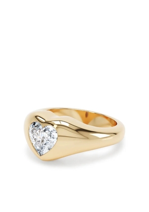 LOEV 14kt recycled yellow gold Curve diamond ring