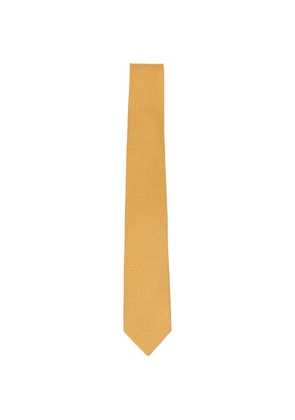 Ferragamo patterned silk tie - Yellow
