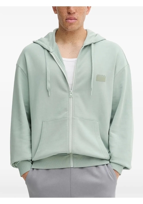HUGO zip hooded sweatshirt - Green