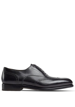 Ferragamo Gancini leather Oxford shoes - Black