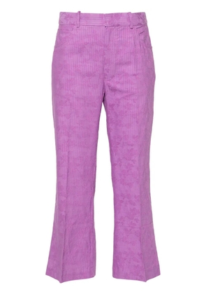 Rodebjer Miso striped trousers - Purple