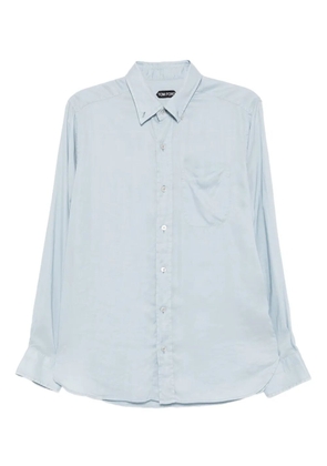 TOM FORD slim-fit shirt - Blue