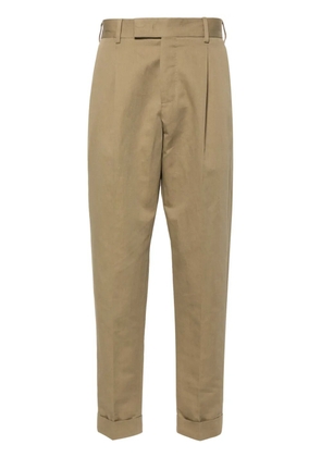 PT Torino mid-rise tapered trousers - Neutrals