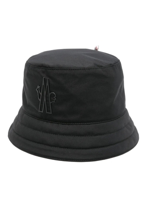 Moncler Grenoble logo-appliqué bucket hat - Black