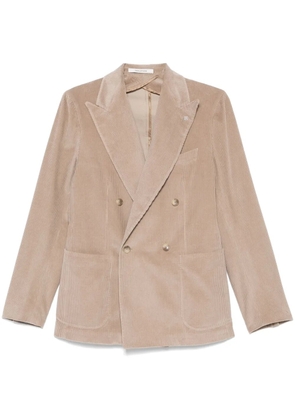 Tagliatore corduroy blazer - Neutrals