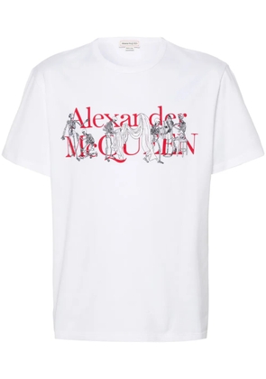 Alexander McQueen Tailor Skeleton-logo T-shirt - White