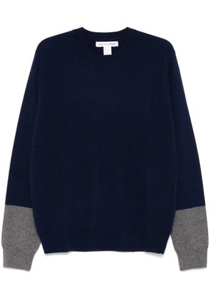 Comme Des Garçons Shirt colourblock sweater - Blue