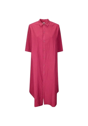 Labo Art buttoned midi shirt dress - Pink
