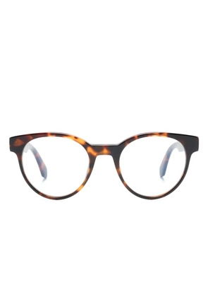 Off-White Eyewear round-frame glasses - Brown