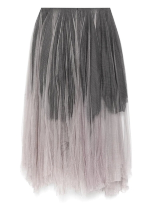 Marc Le Bihan tulle maxi skirt - Grey