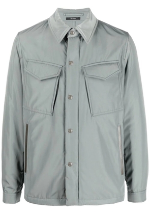 TOM FORD button-front shirt jacket - Green