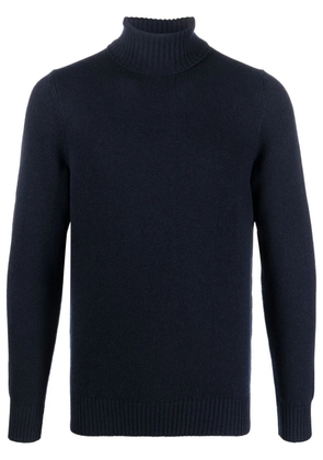 Drumohr cashmere roll neck jumper - Blue