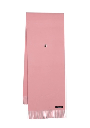 Y/Project fringed virgin wool scarf - Pink